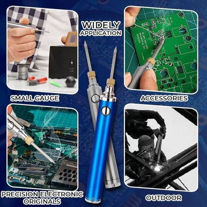 Soldering Iron Wireless USB Rechargeable Stepless Temperature Control