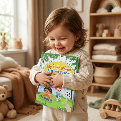 Sound Book English Audio Buttons Colorful Illustrations