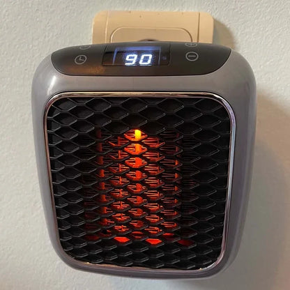 Space Heater Portable Adjustable Timer Tip-Over Protection