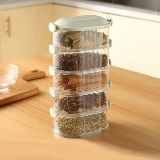 Spice Organizer Airtight Stackable BPA-Free
