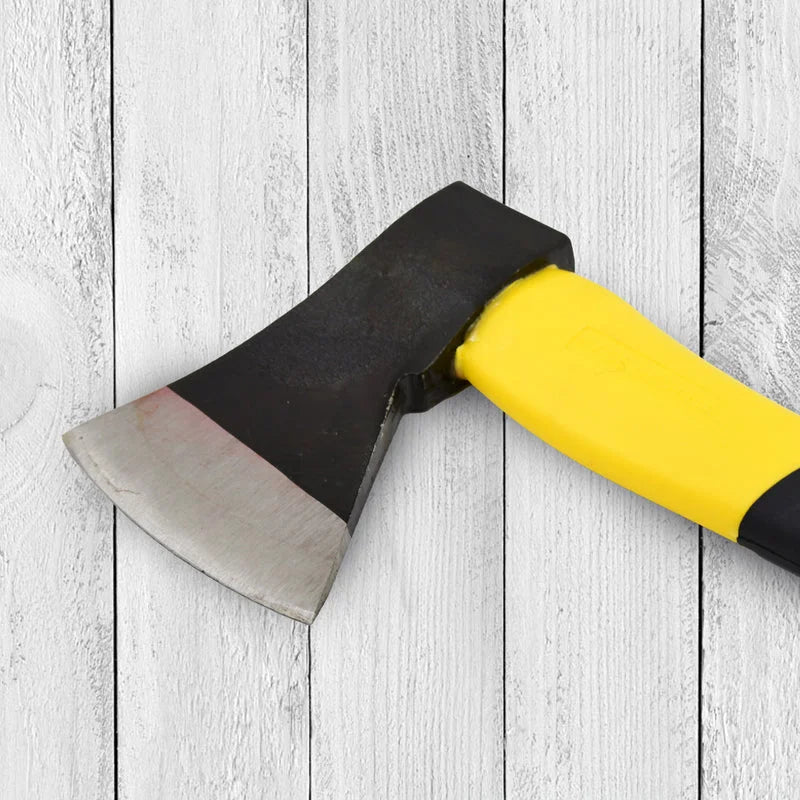 Splitting Axe Forged Carbon Steel Blade Fiberglass Handle