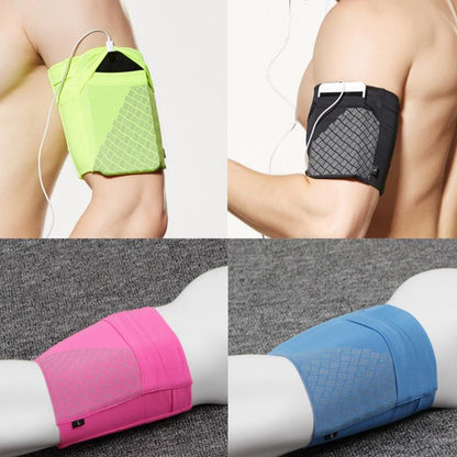 Sports Armband Side-Entry Pocket Reflective Stretch Polyester