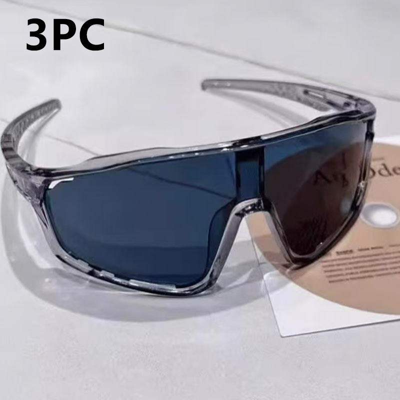 Sports Sunglasses Photochromic Lenses Rimless Panoramic Non-Slip Fit