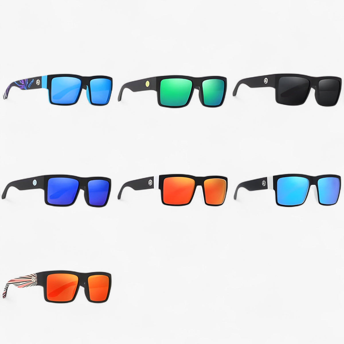 Sports Sunglasses Polarized Lenses & UV400 Protection Wind-Resistant Fit