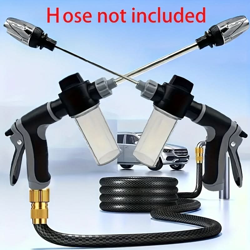 Spray Gun High-Pressure Foam & Multi-Pattern 360° Adjustable