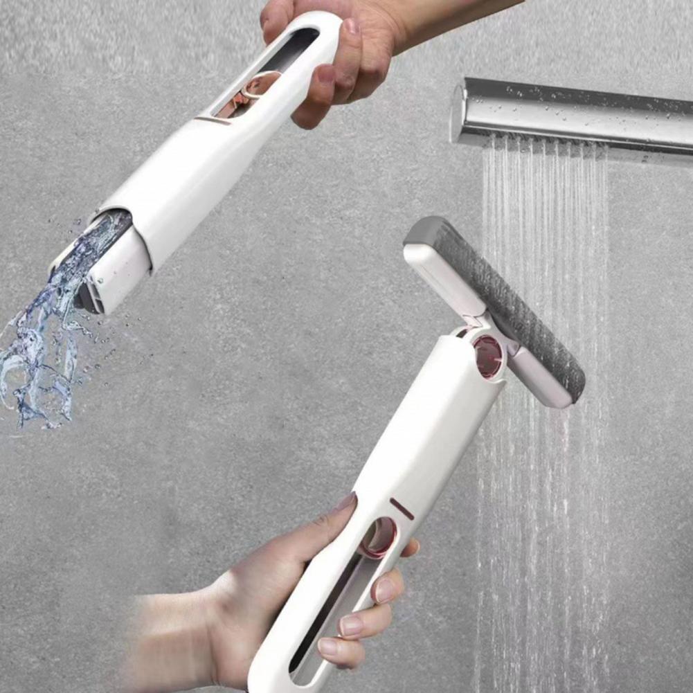 Spray Mop Compact One-Hand Spray Washable Sponge Pads