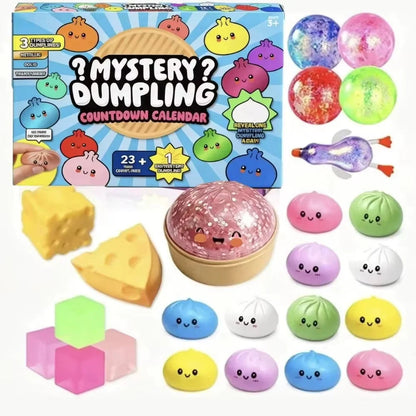 Squishy Toy Advent Calendar Slow-Return Foam Set of 24