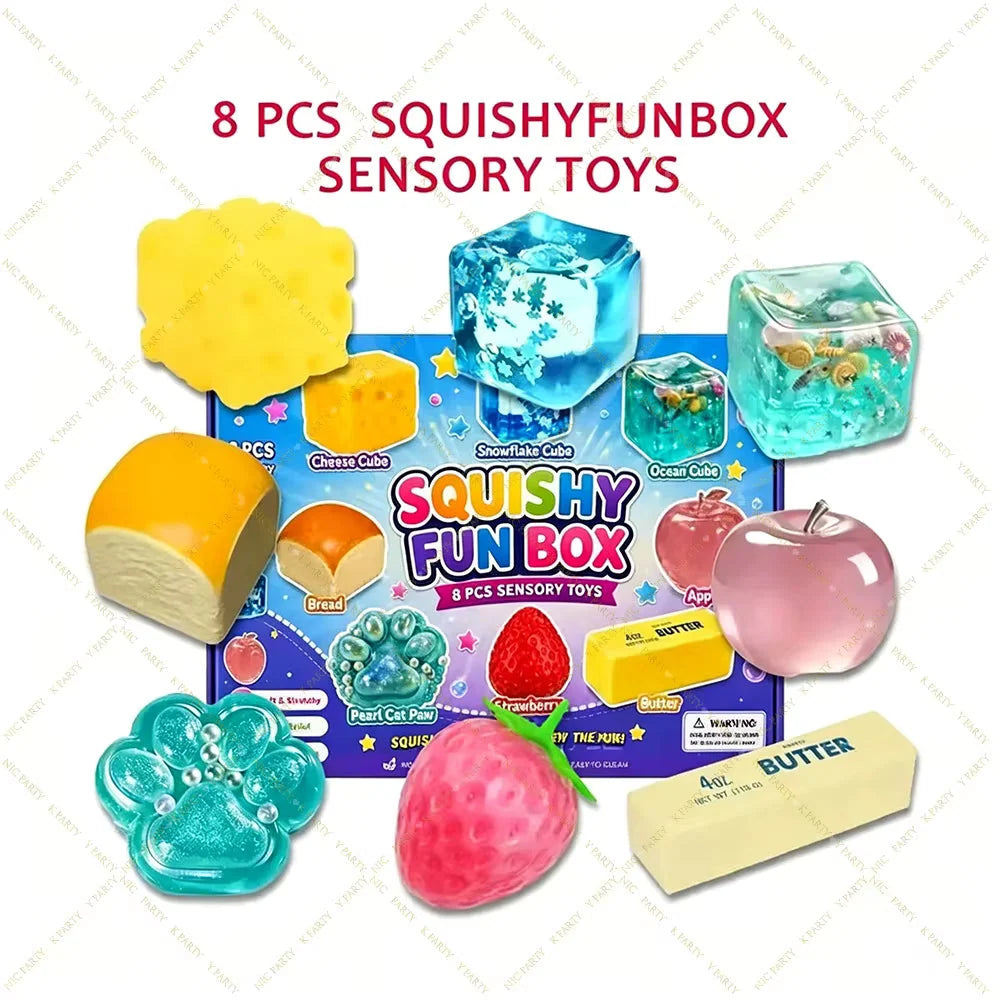 Squishy Toy Advent Calendar Slow-Return Foam Set of 24