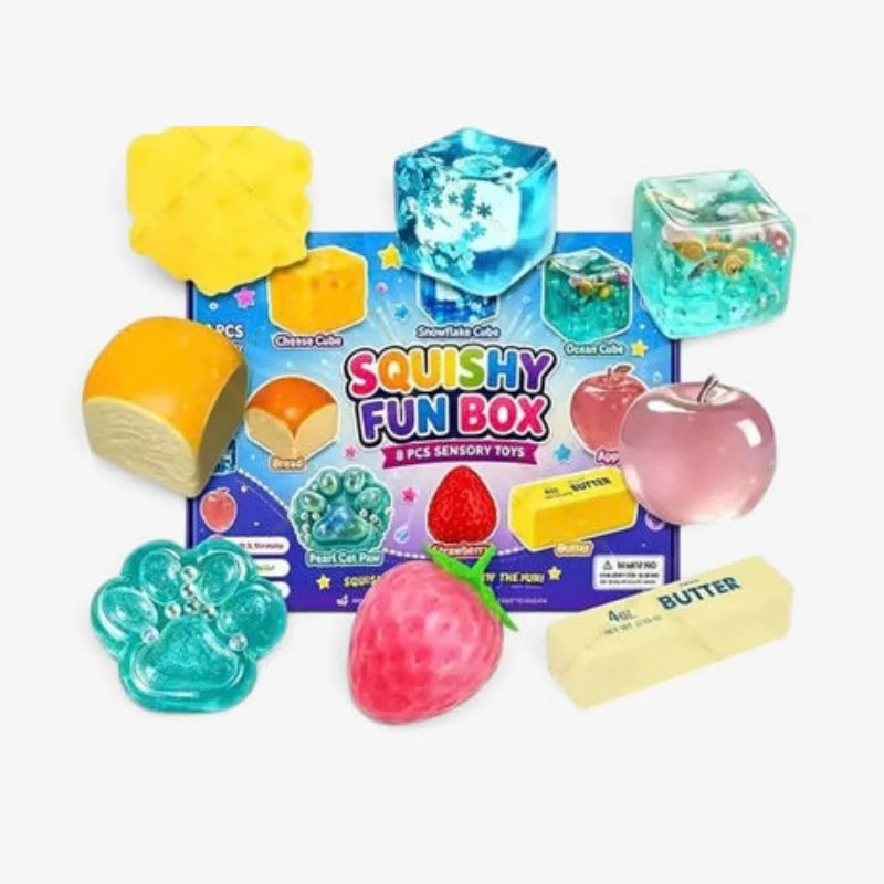 Squishy Toy Advent Calendar Slow-Return Foam Set of 24