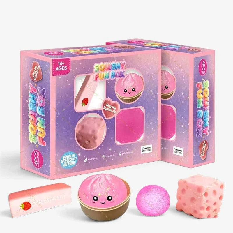 Squishy Toy Advent Calendar Slow-Return Foam Set of 24