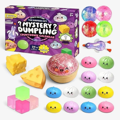Squishy Toy Advent Calendar Slow-Return Foam Set of 24
