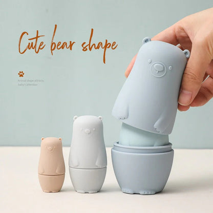 Stacking Dolls Food-Grade Silicone Teething-Friendly Set of 4