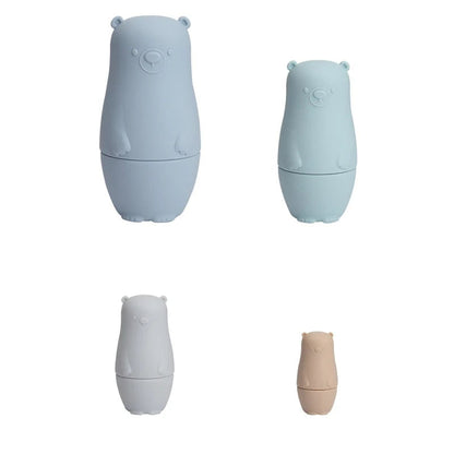 Stacking Dolls Food-Grade Silicone Teething-Friendly Set of 4