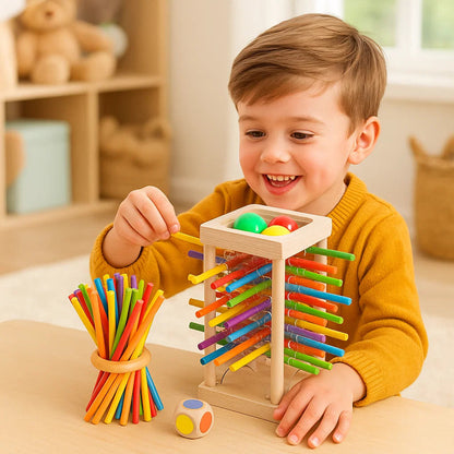 Stacking Game 3-in-1 Solid Wood & Non-Toxic Paint