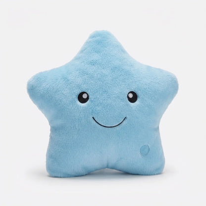 Star Pillow Plush LED Color-Changing Battery-Operated