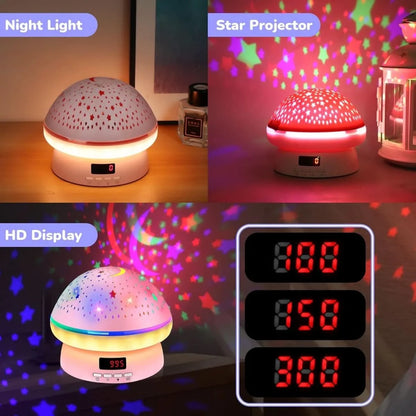 Star Projector 16-Color Rotating Remote Control & Timer