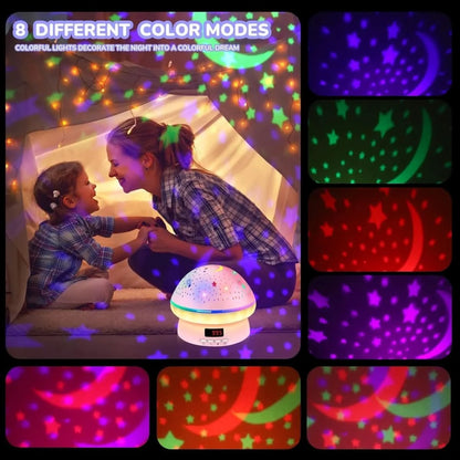 Star Projector 16-Color Rotating Remote Control & Timer