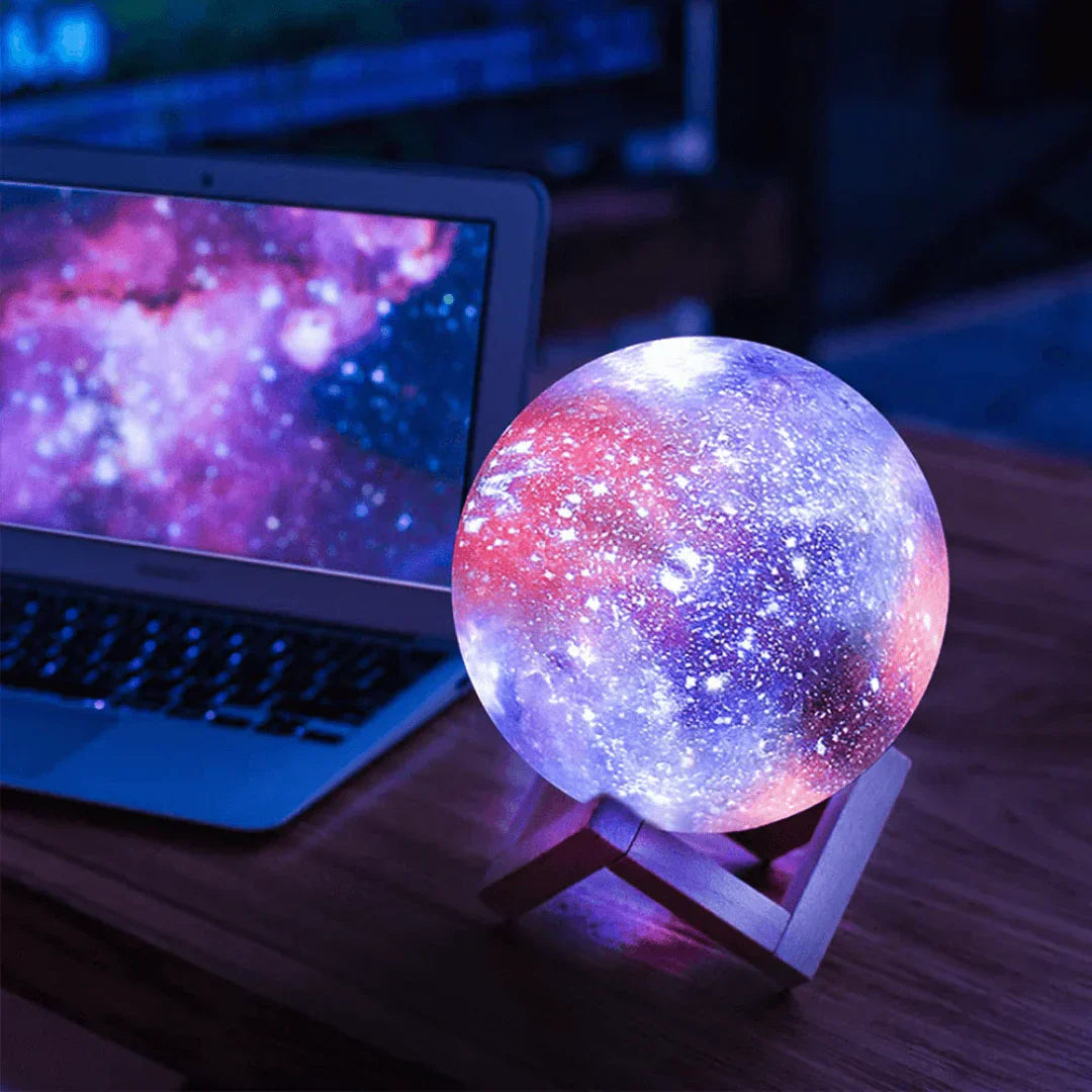 Star Projector Night Light Touch Control USB Rechargeable