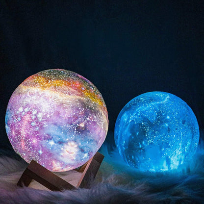 Star Projector Night Light Touch Control USB Rechargeable