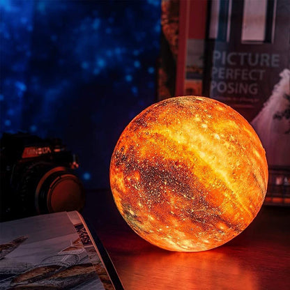 Star Projector Night Light Touch Control USB Rechargeable