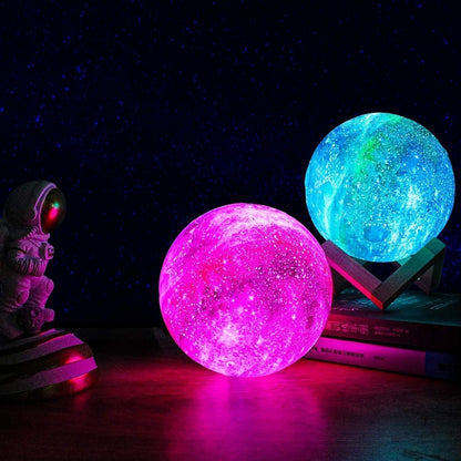 Star Projector Night Light Touch Control USB Rechargeable