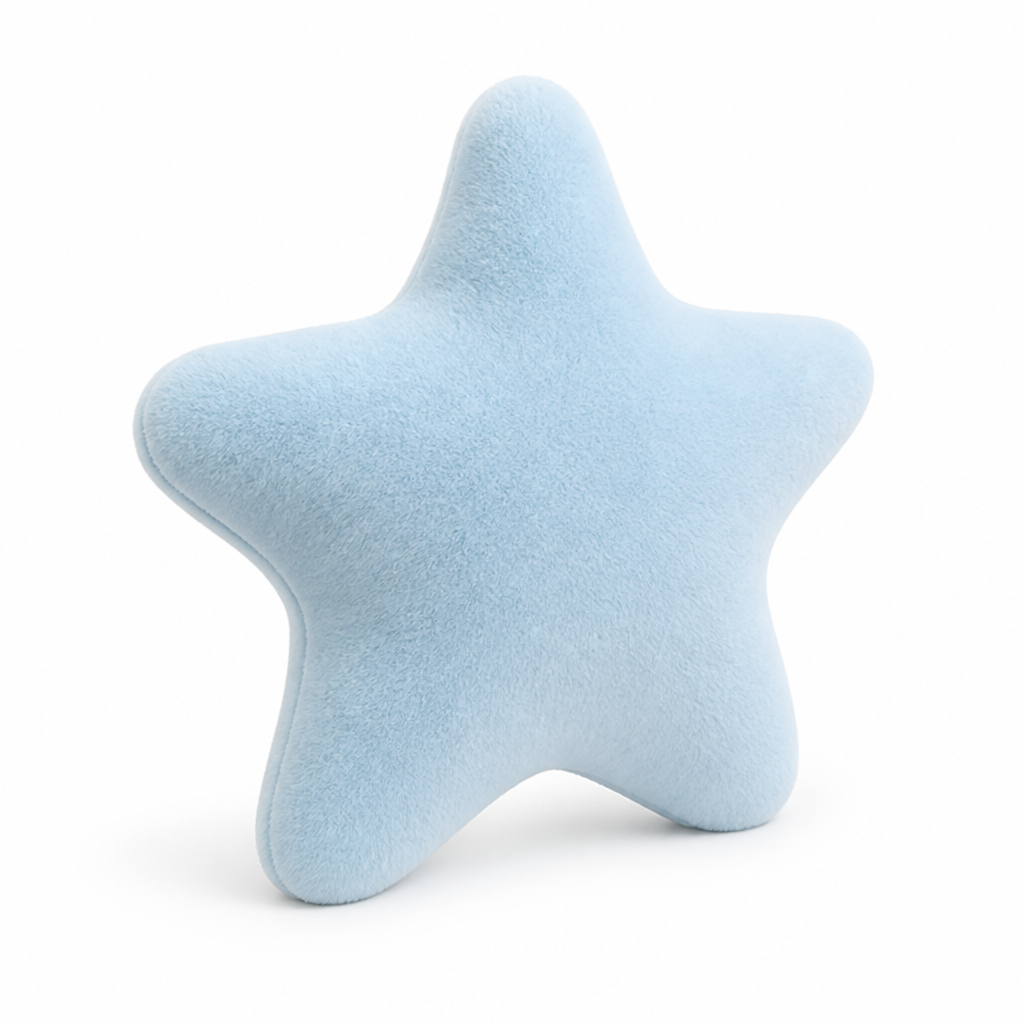 Plush & Cotton Star-Shaped Kids' Room Pillow (40-Cm)
