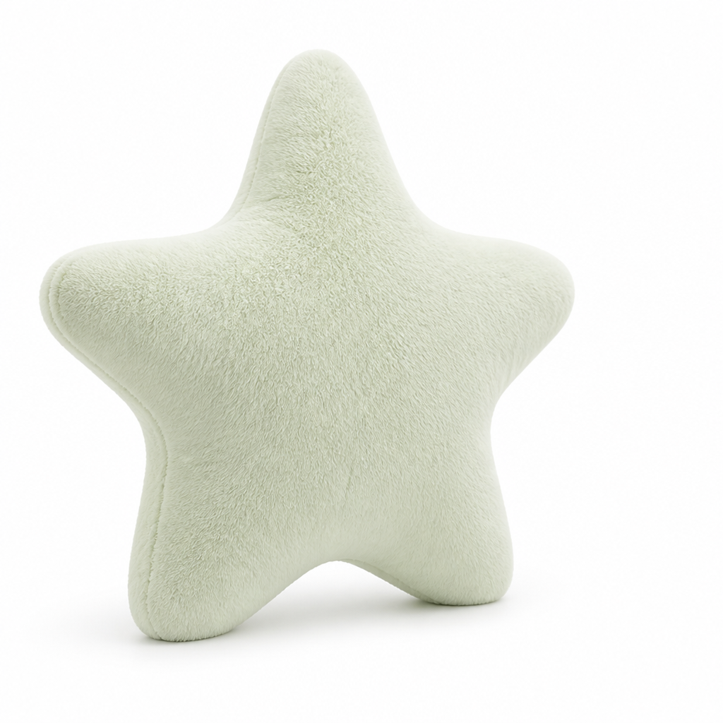 Plush & Cotton Star-Shaped Kids' Room Pillow (40-Cm)