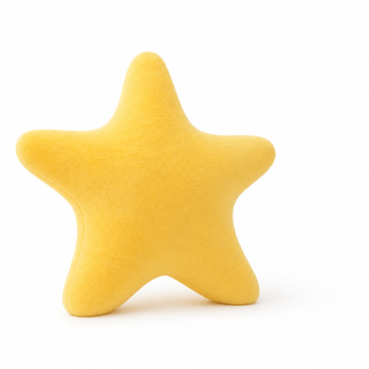 Plush & Cotton Star-Shaped Kids' Room Pillow (40-Cm)