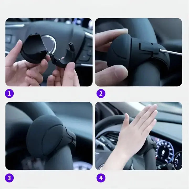 Steering Wheel Knob Ergonomic Leverage Universal Fit