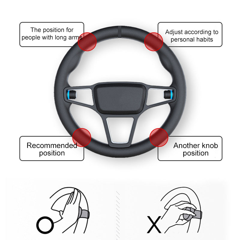 Steering Wheel Spinner Knob 360 Degree Non-Slip Grip