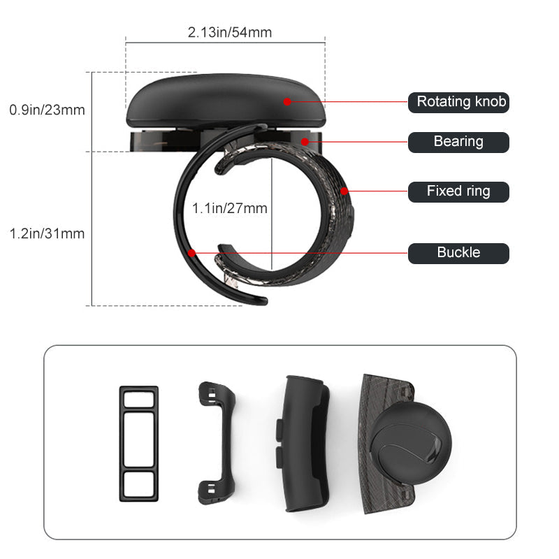 Steering Wheel Spinner Knob 360 Degree Non-Slip Grip
