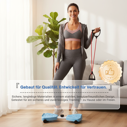 Stepper Twist Motion & Resistance Bands Steel Frame