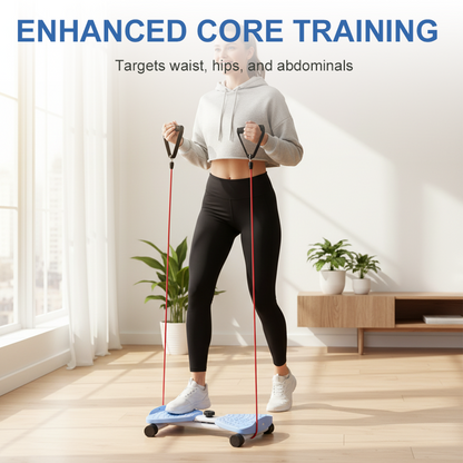 Stepper Twist Motion & Resistance Bands Steel Frame
