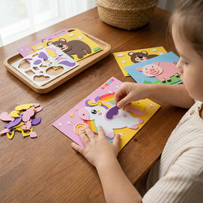 Sticker Matching Activity Set Numbered Peel-and-Stick Designs