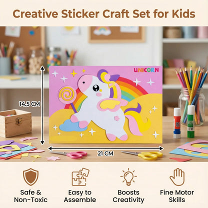 Sticker Matching Activity Set Numbered Peel-and-Stick Designs