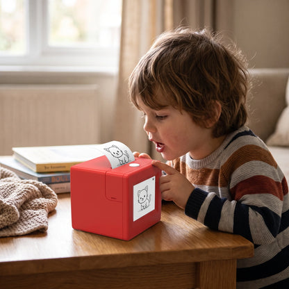 Sticker Printer AI Voice-Activated Inkless Thermal