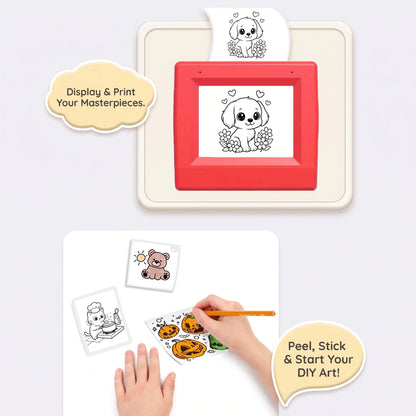 Sticker Printer AI Voice-Activated Inkless Thermal