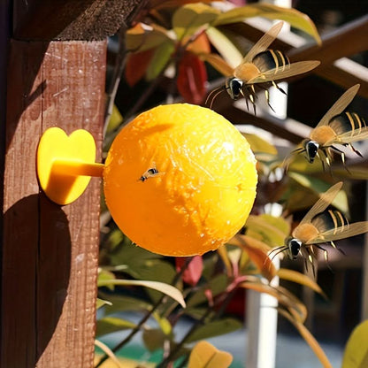 Sticky Fruit Fly Trap Bright Ball Chemical-Free 3-Pack