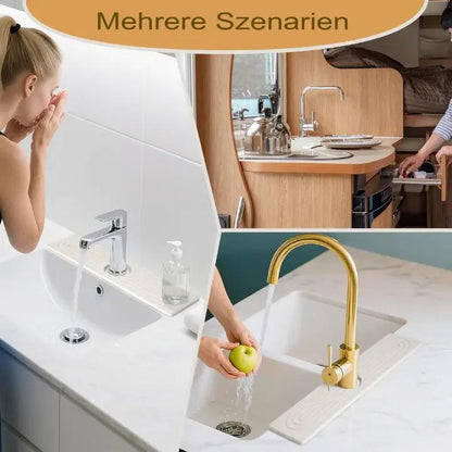 Stone Bath Mat Absorbent Quick-Drying Non-Slip 2-Piece Set