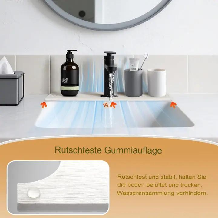 Stone Bath Mat Absorbent Quick-Drying Non-Slip 2-Piece Set