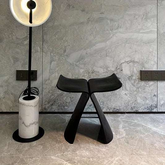 Stool Sculptural Butterfly Curved Seat
