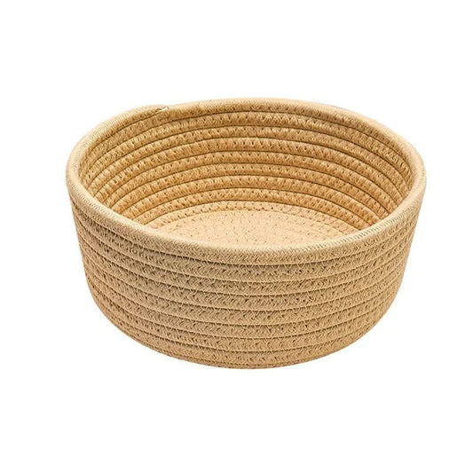 Storage Basket Handwoven Foldable Washable