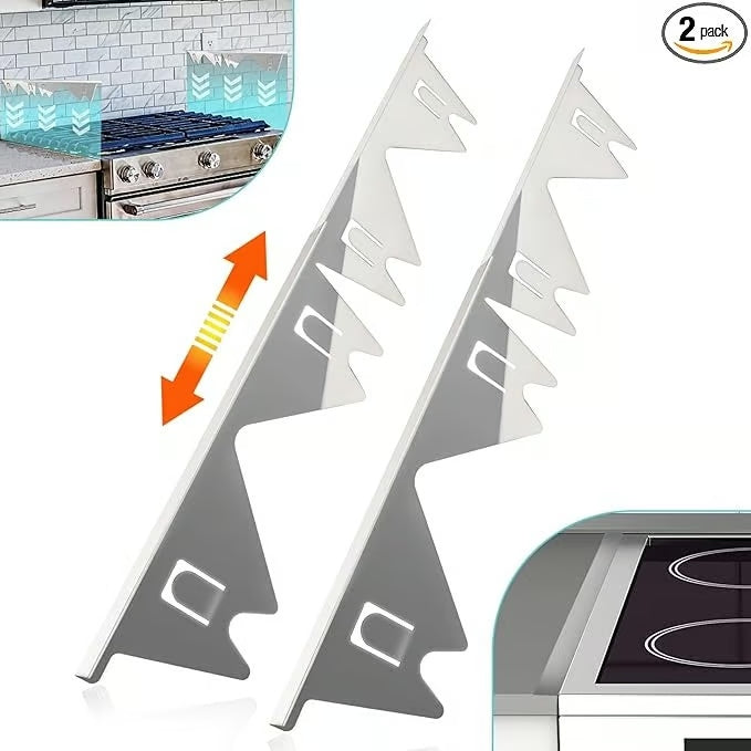 Stove Gap Cover Telescopic Stainless Steel