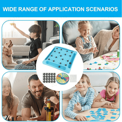 Strategy Board Game Magnetic Textured Board 20 Pieces