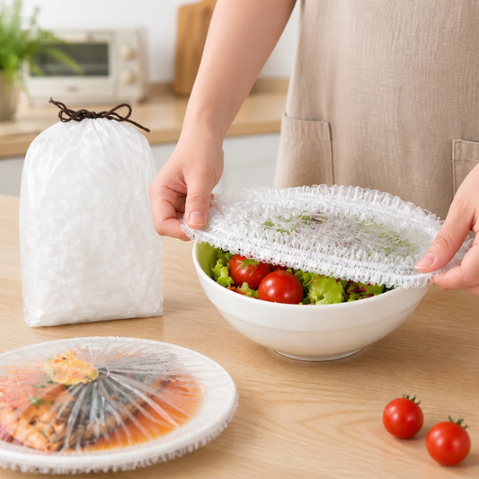Stretchable Bowl & Plate Covers Elastic Fit 100 Pack
