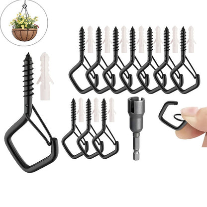String Light Hook Set Stainless Steel Safety Lock