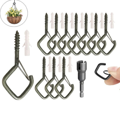 String Light Hook Set Stainless Steel Safety Lock