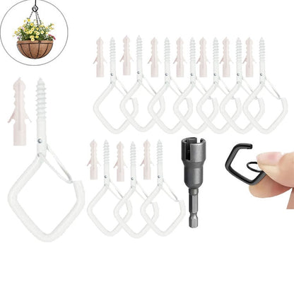 String Light Hook Set Stainless Steel Safety Lock