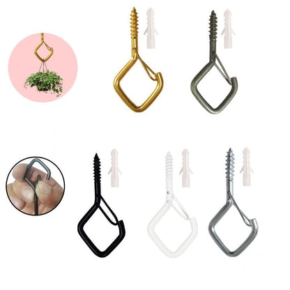 String Light Hook Set Stainless Steel Safety Lock