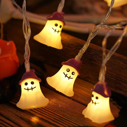 String Lights Battery Operated Warm White Character Covers